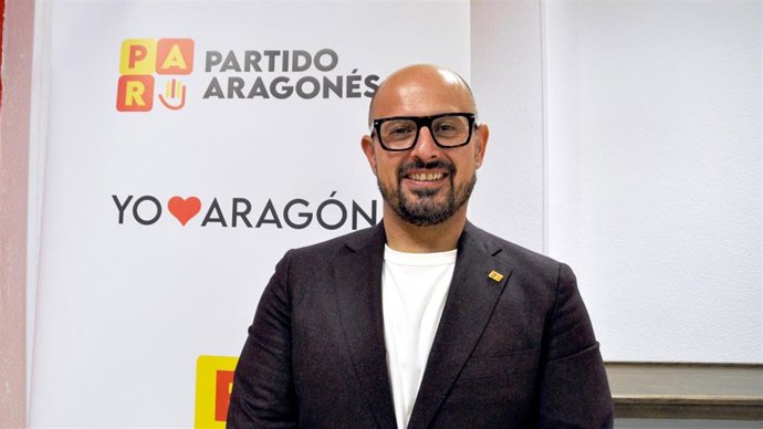 El candidato del PAR a la Presidencia de Aragón, Alberto Izquierdo.
