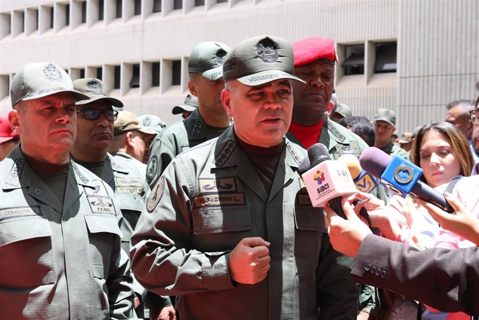 Archivo - Vladimir Padrino López, ministro de Defensa de Venezuela