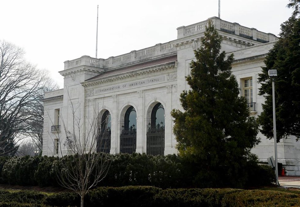 Archivo - Sede de la Organización de Estados Americanos (OEA) en Washington