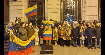 PP y Vox celebran en Zaragoza junto a la comunidad venezolana: "Ha llegado el momento de la libertad"