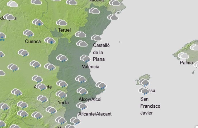 Predicción del tiempo para este lunes 5 de enero de 2026