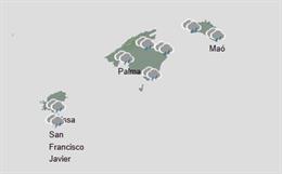 El tiempo hoy, lunes 5 de enero, en Baleares.