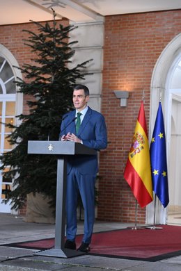 El presidente del Gobierno, Pedro Sánchez