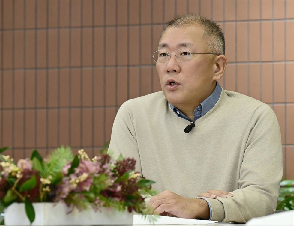 El presidente ejecutivo de Hyundai, Ju-yung Chung
