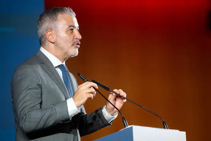 El alcalde de Barcelona, Jaume Collboni, en una imagen de archivo