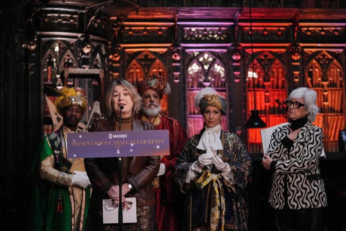 Marta Rivera de la Cruz en la presentación de la Cabalgata de Reyes 2026.