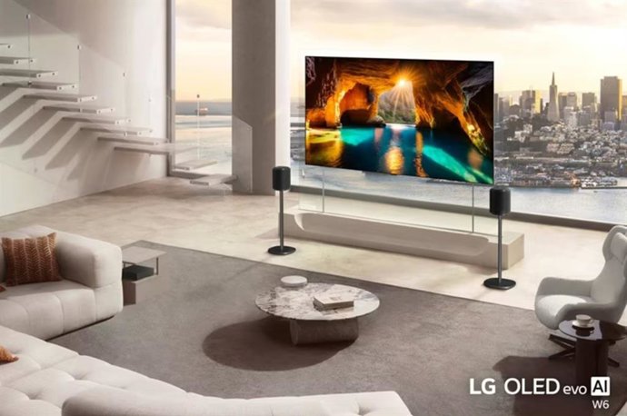 El televisor OLED Wallpaper TV de LG.