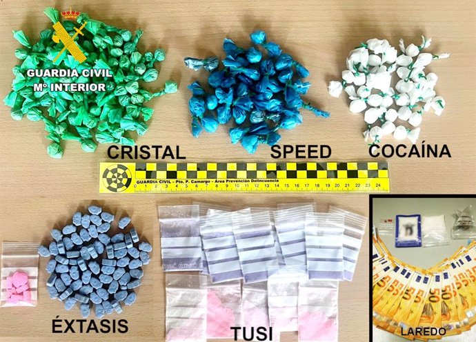 Drogas y dinero intervenido