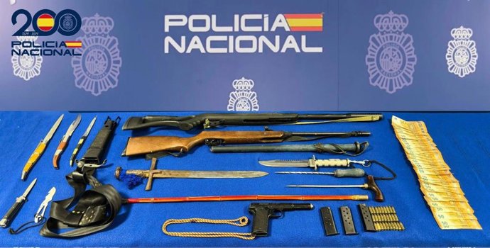 Armas recuperadas
