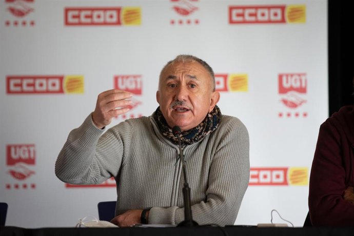 Archivo - El secretario general de UGT, Pepe Álvarez