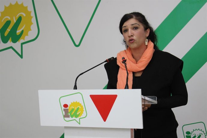 La coordinadora provincial de IU Málaga, Toni Morillas.