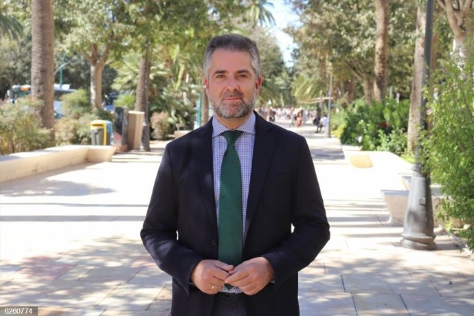 Archivo - El vicesecretario de Málaga Productiva del PP de Málaga, Carlos Conde.