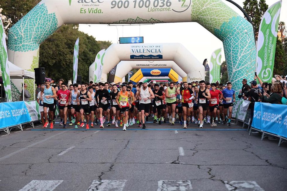 Imagen de archivo de una carrera Runcáncer