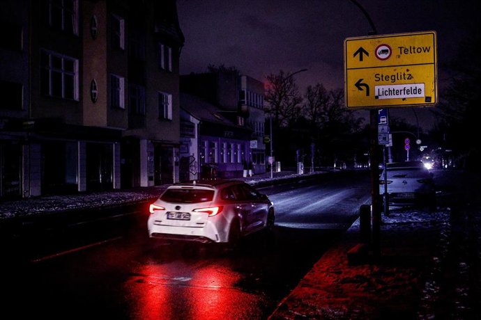 Imagen de archivo de un apagón en Berlín. 