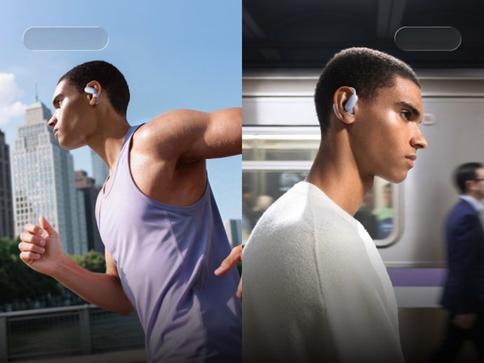 Os novos fones de ouvido Aerofit 2 Pro soundcore.