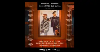 Romeo Santos y Prince Royce actuarán en 10 ciudades españolas en su gira conjunta 'Mejor Tarde Que Nunca'