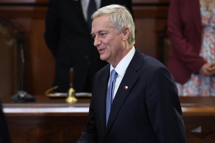 Santiago, 5 de enero 2026.  Jose Antonio Kast asiste al Tricel para ser proclamado oficialmente como Presidente electo.  Diego Martin/Aton Chile