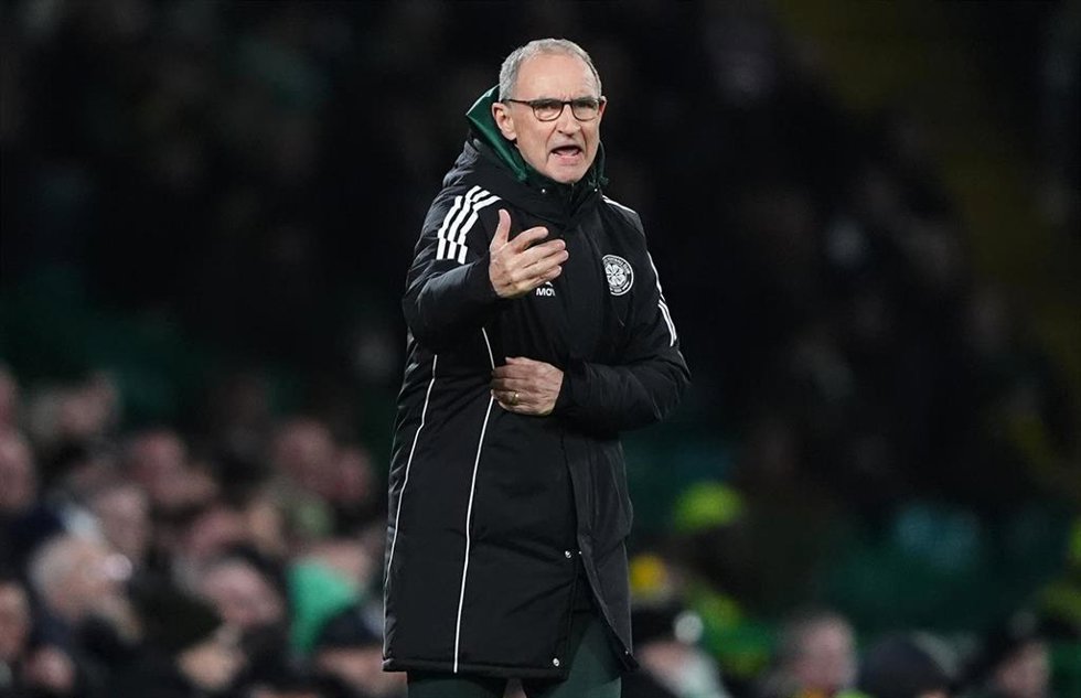 Martin O'Neill con el Celtic