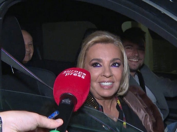 Carmen Borrego, flamante fichaje de GH Dúo, reconoce sus nervios arropada por su marido y su hijo, José María Almoguera