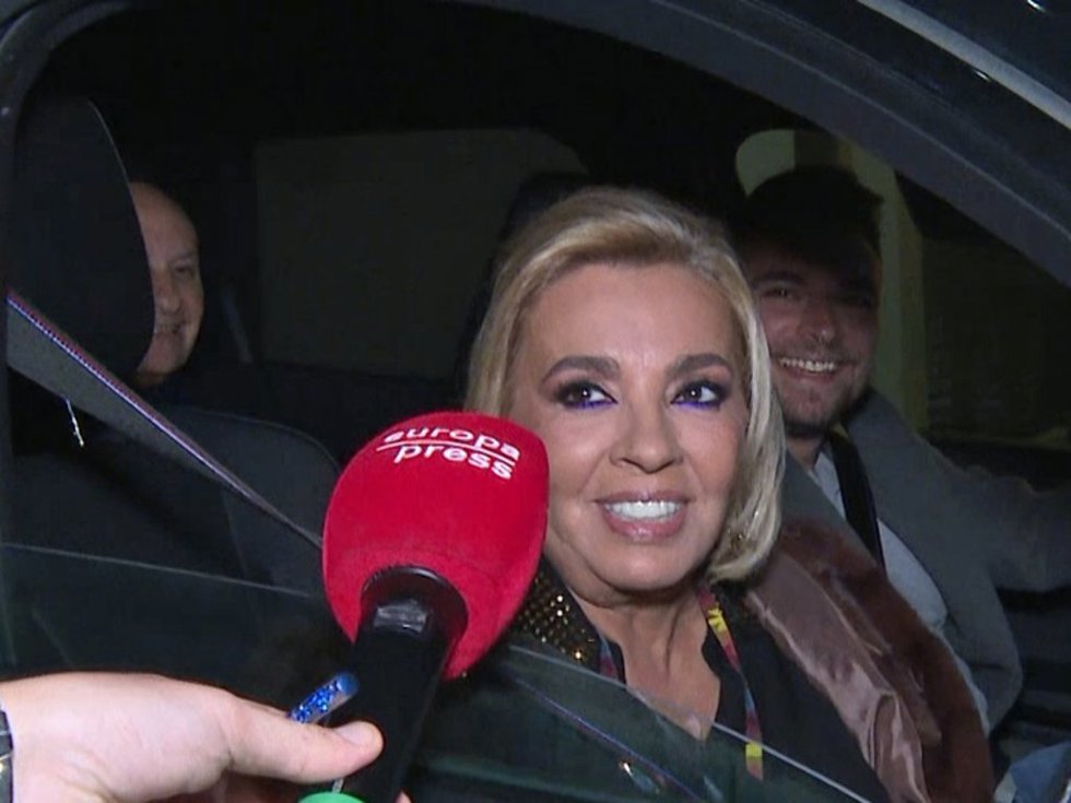 Carmen Borrego, flamante fichaje de GH Dúo, reconoce sus nervios arropada por su marido y su hijo, José María Almoguera