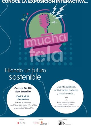 Cruz Roja Palencia inaugura mañana la muestra 'Mucha Tela... Hilando un futuro sostenible'.