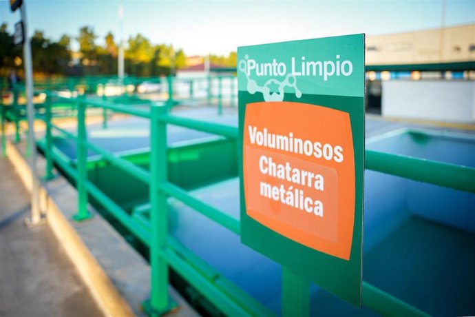 Punto limpio en Andalucía.