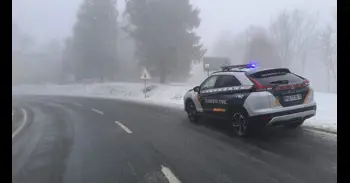 Corte provisional de la A-15 en ambos sentidos desde Irurtzun hasta Guipúzcoa por nieve y hielo en la calzada