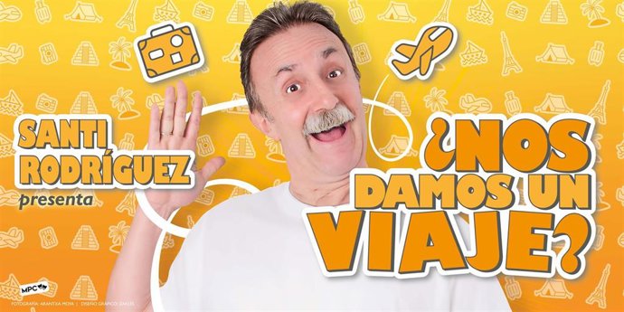 El humorista Santi Rodríguez aterriza con '¿Nos damos un viaje?', en el Teatro de las Esquinas.