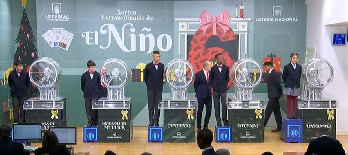  El Niño  no sonríe a Cantabria, que no resulta agraciada con premios importantes del sorteo