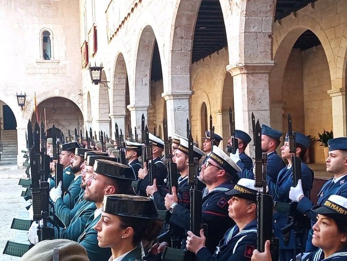 Celebración de la Pascua Militar en La Almudaina.