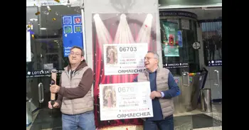 La administración Ormaechea de Bilbao reparte 2 millones de euros del primer premio del sorteo de El Niño