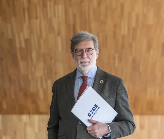 Santiago Aparicio, presidente de CEOE Castilla y León