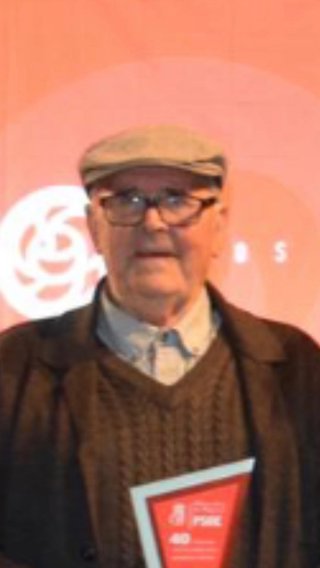 Andrés Martínez, alcalde socialista de Albanchez de Mágina (Jaén) entre los años 1983 y 1987.