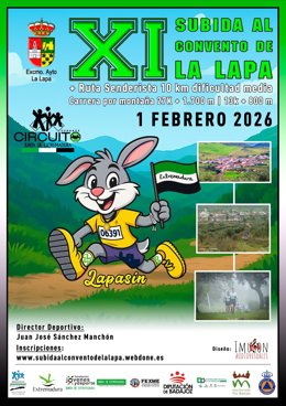 Archivo - La XI Subida al Convento de La Lapa abre en febrero el calendario 2026 de la Copa de Extremadura de Carreras por Montaña