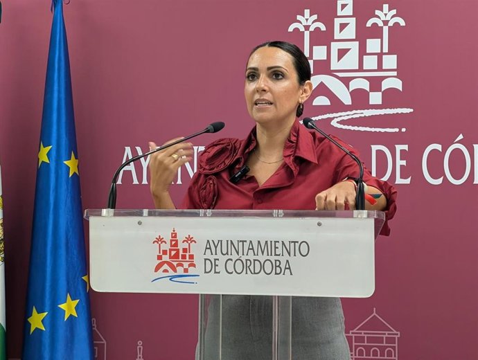 La viceportavoz del PSOE en el Ayuntamiento de Córdoba, Mamen González, en una foto de archivo.