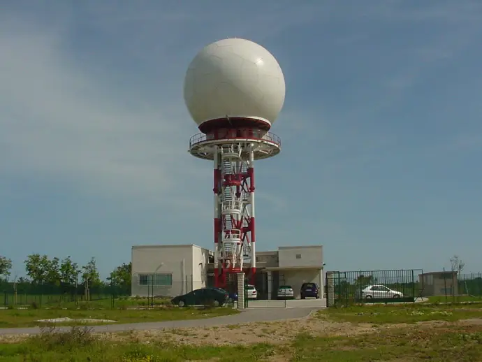 Radar de aeropuerto.