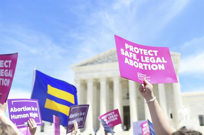 Archivo - Protestas a favor del aborto en EEUU