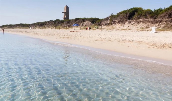 Una de las playas de Muro.