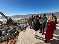 Administraciones se reúnen para coordinar una respuesta a la borrasca en Matalascañas (Huelva)