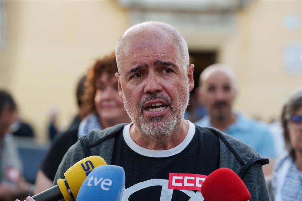 Archivo - El secretario general de CCOO, Unai Sordo
