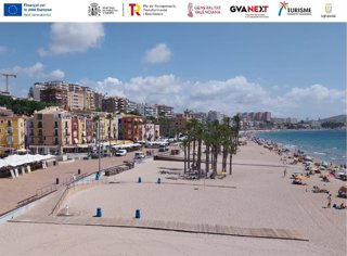 Control de aforo de playas en la Vila Joiosa