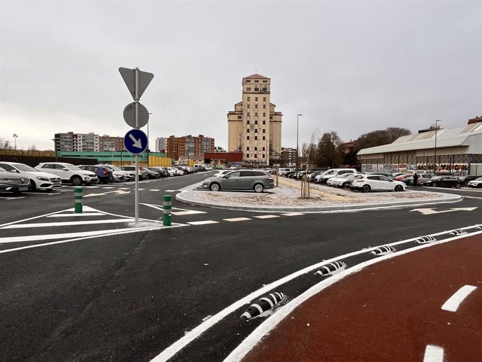 Aparcamiento de El Silo, en Burgos.