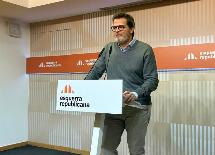 El portaveu i sotssecretari de Comunicació d'ERC, Isaac Albert