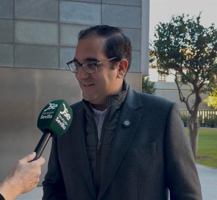 El portavoz del PP en la Diputación de Sevilla, Martín Torres.