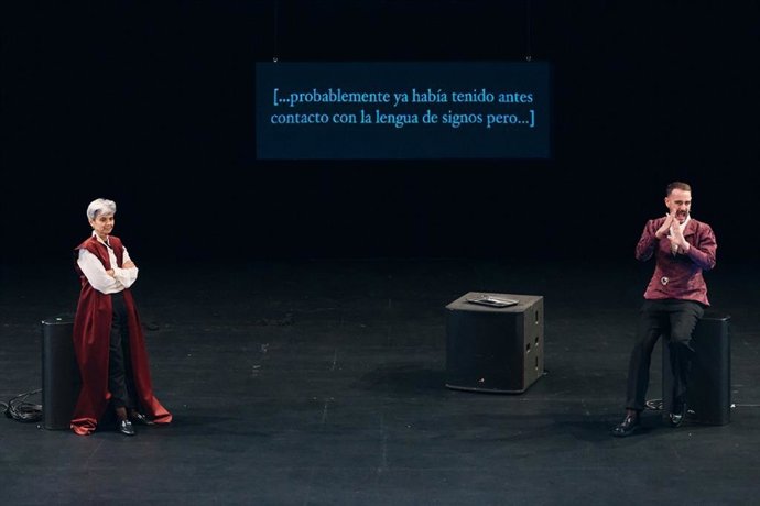 Escena del montaje 'Treballs forçats' en el Teatre Lliure de Barcelona