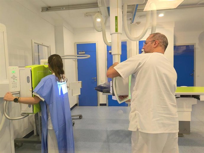 Archivo - Imagen de prueba radiológica