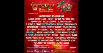 El festival Extremúsika de Cáceres ya ha confirmado más de 40 grupos con Sanguijuelas del Guadiana como cabeza de cartel