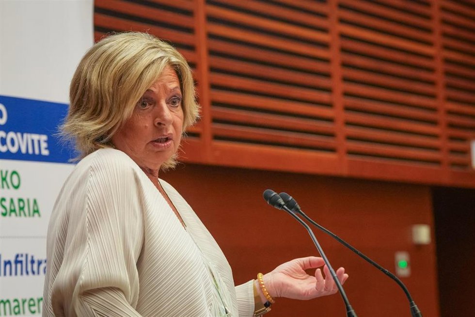 Archivo - La presidenta de COVITE, Consuelo Ordóñez.