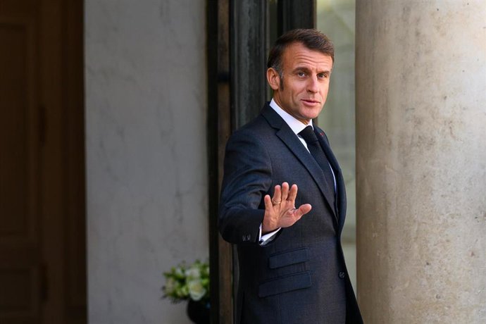 Archivo - El presidente de Francia, Emmanuel Macron. 