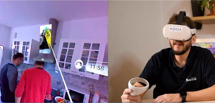 Fundación Juan XXIII y Nokia llevan a cabo el segundo caso de uso de INCLUVERSO 5G: telepresencia inmersiva en viviendas supervisadas